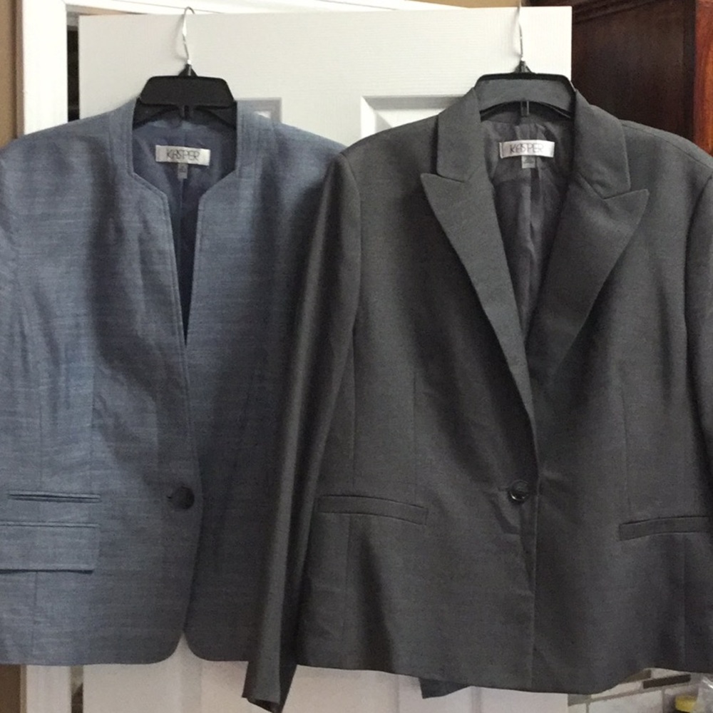 Bundle of two jasper jackets.